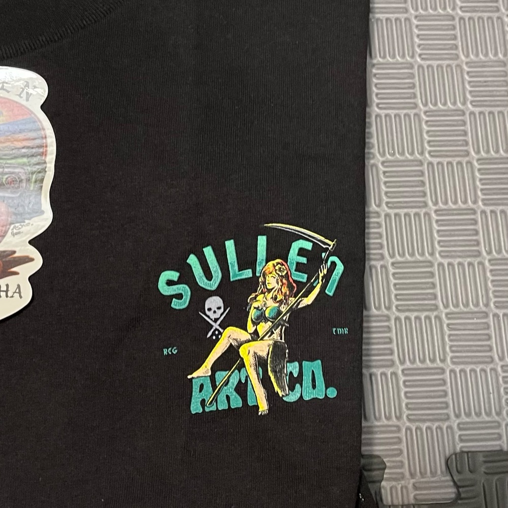 Sullen Castaway T-Shirt Color Black Size XL - Picture 4 of 7